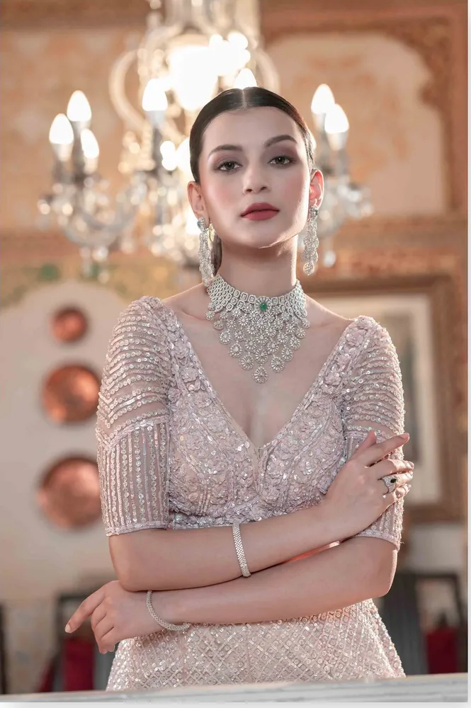 Diamond Bridal Choker