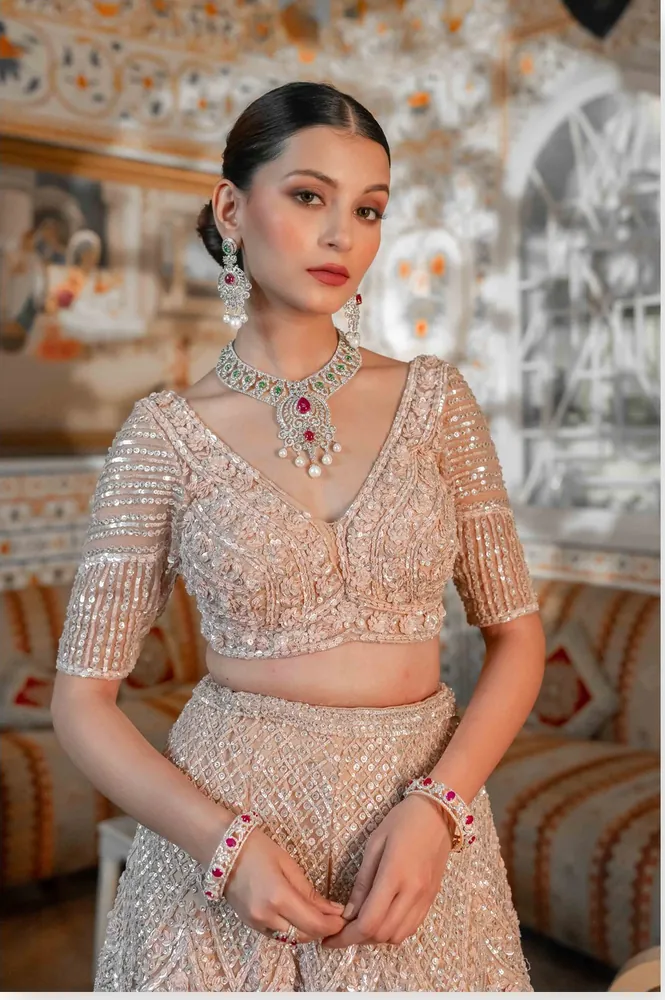 Diamond & Ruby Collar Necklace