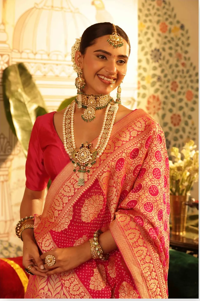 Gold Rani Haar with Choker