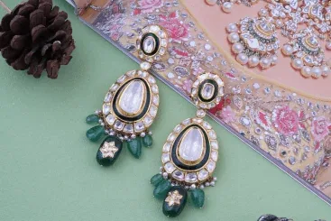 Jadau Drop Earrings