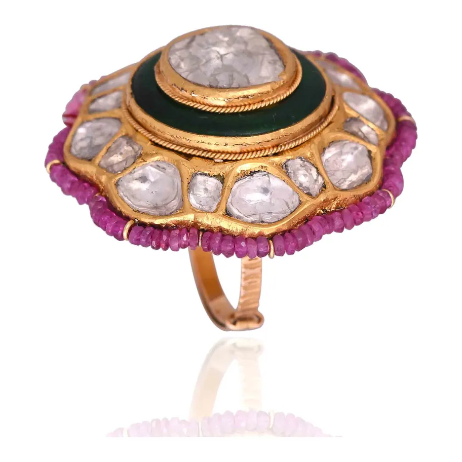 Polki Dome Ring